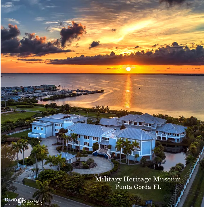 Military Heritage Museum at its new 900 West Marion Avenue location, Punta Gorda, Florida, 2019.