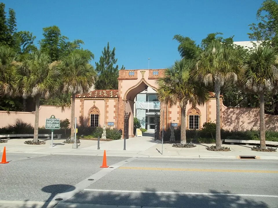 Ca’ d’Zan entrance at the Ringling estate, Sarasota