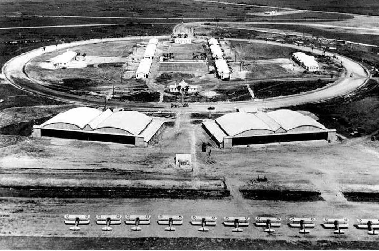 Carlstrom Field in 1942 with PT-17 Stearman trainers