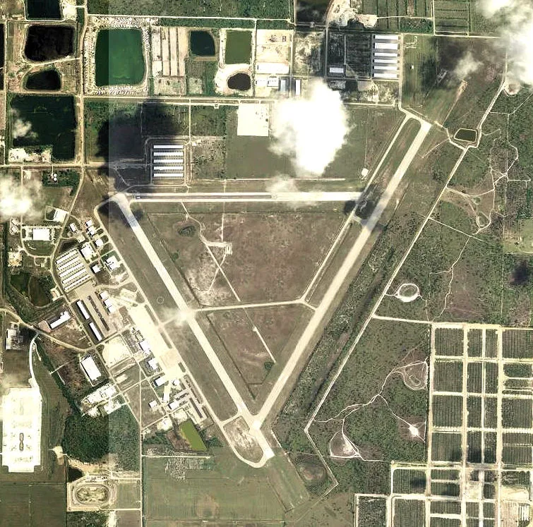 USGS aerial photograph of the former Punta Gorda Army Airfield, now Punta Gorda Airport, Florida, 2006.