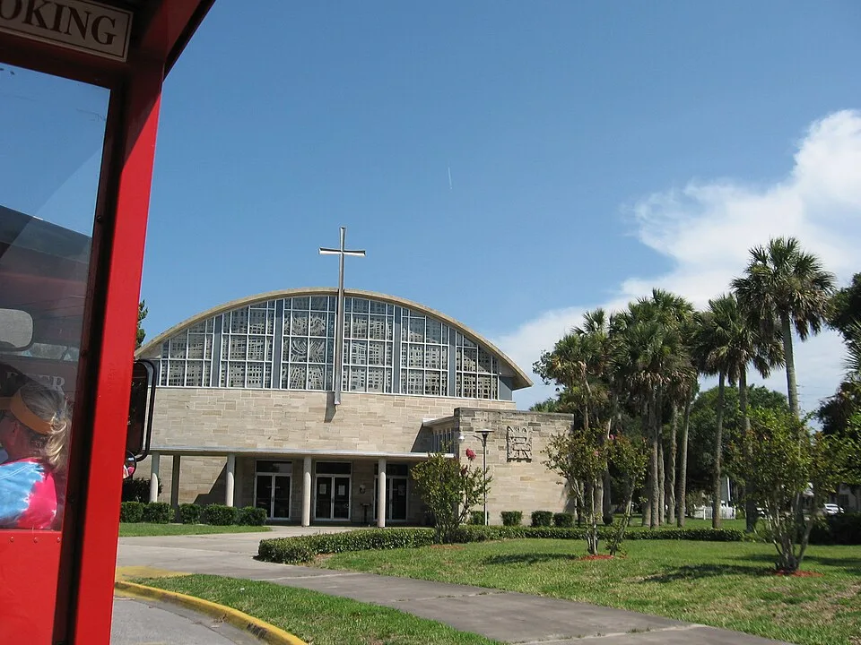 Church at Mission Nombre de Dios in St. Augustine