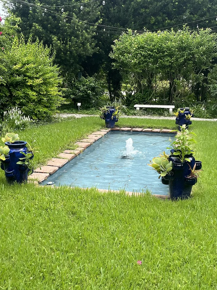 Moonlight Garden landscape at Edison and Ford Winter Estates in Fort Myers
