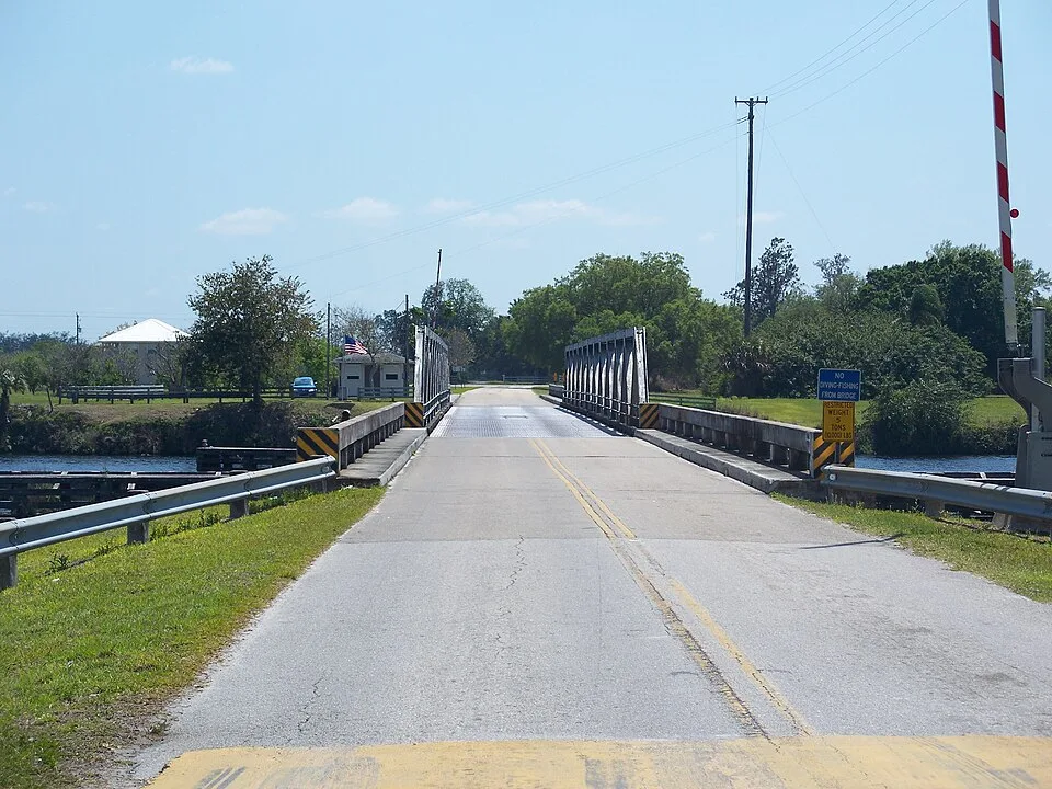 Historic Fort Denaud Swing Span Bridge